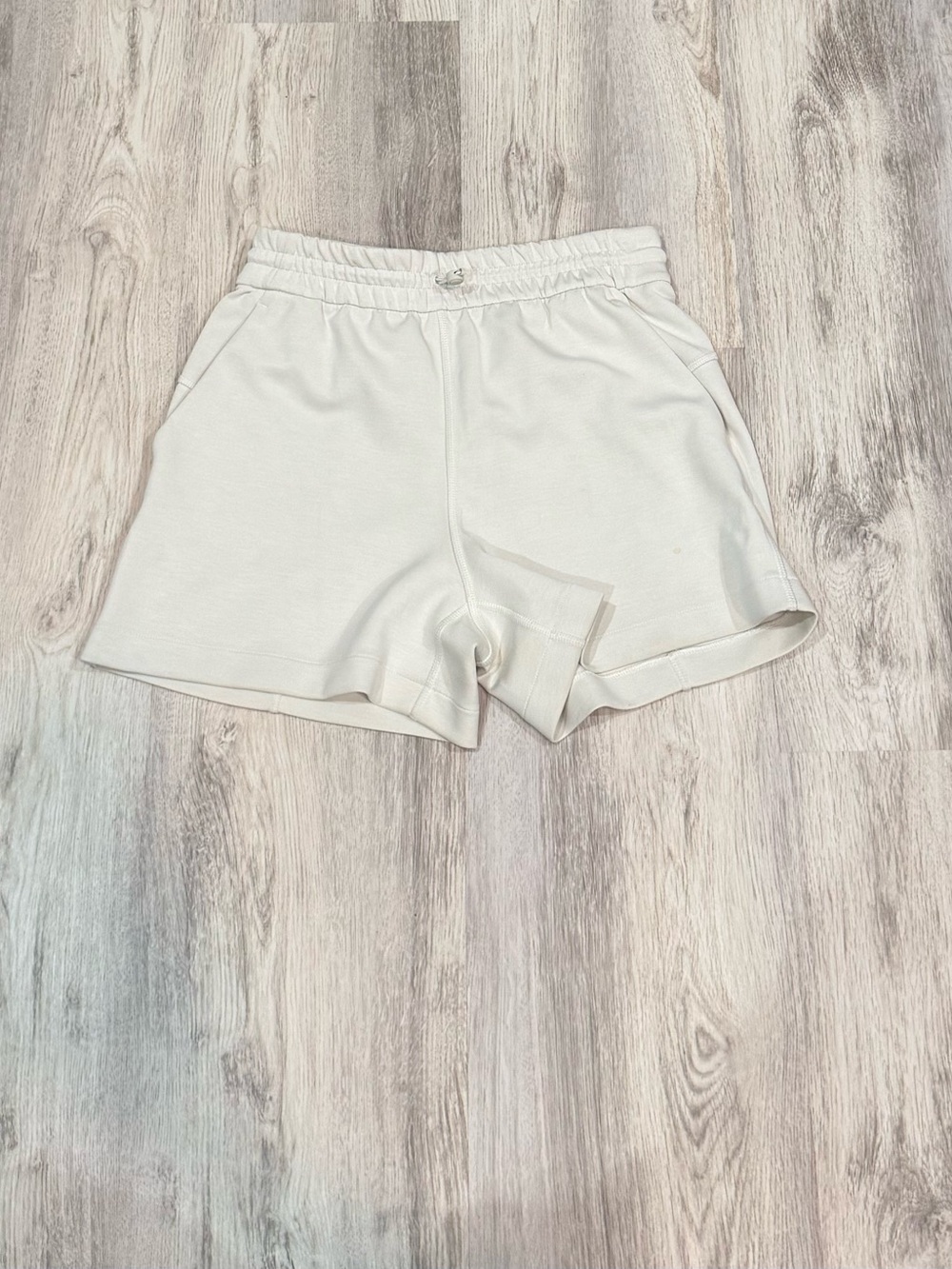 lululemon athletica Cream Athletic Lounge Shorts